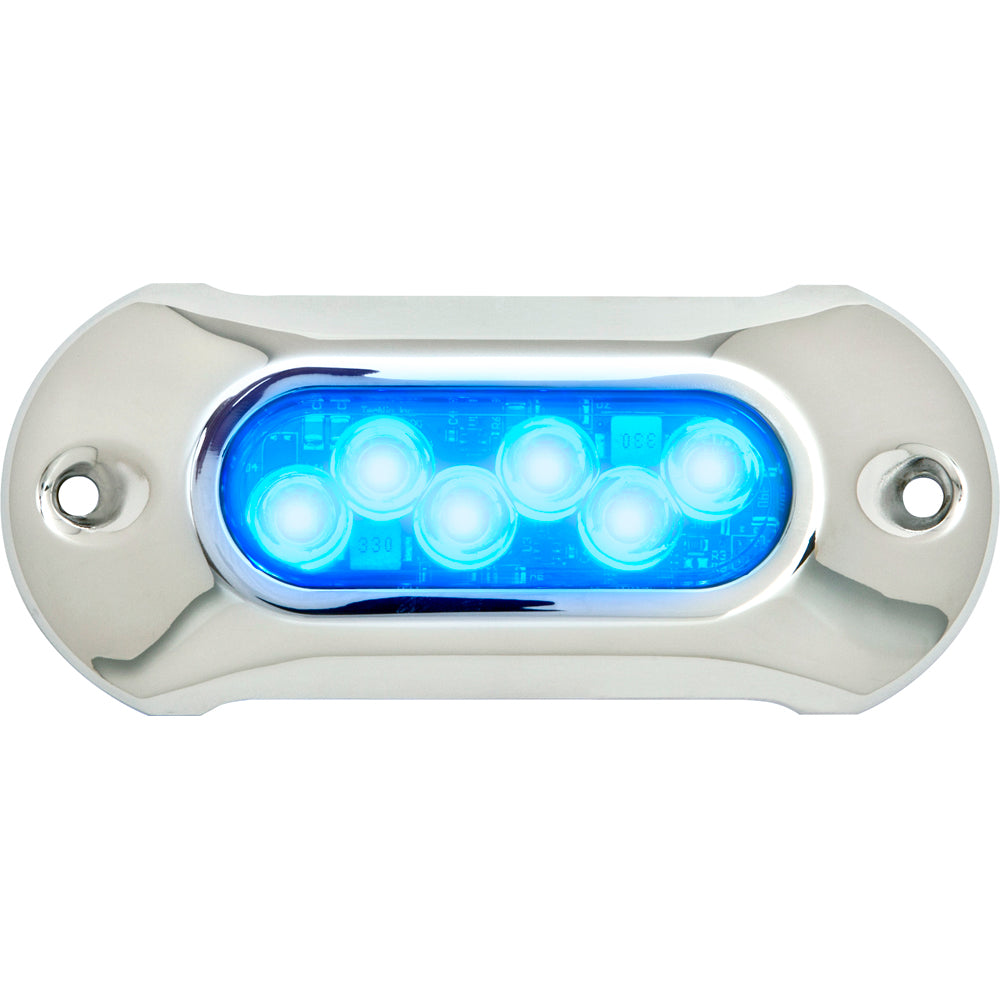 Attwood Light Armor Underwater LED Light - 6 LEDs - Blue-Lighting-1-Tiny Boat Nation