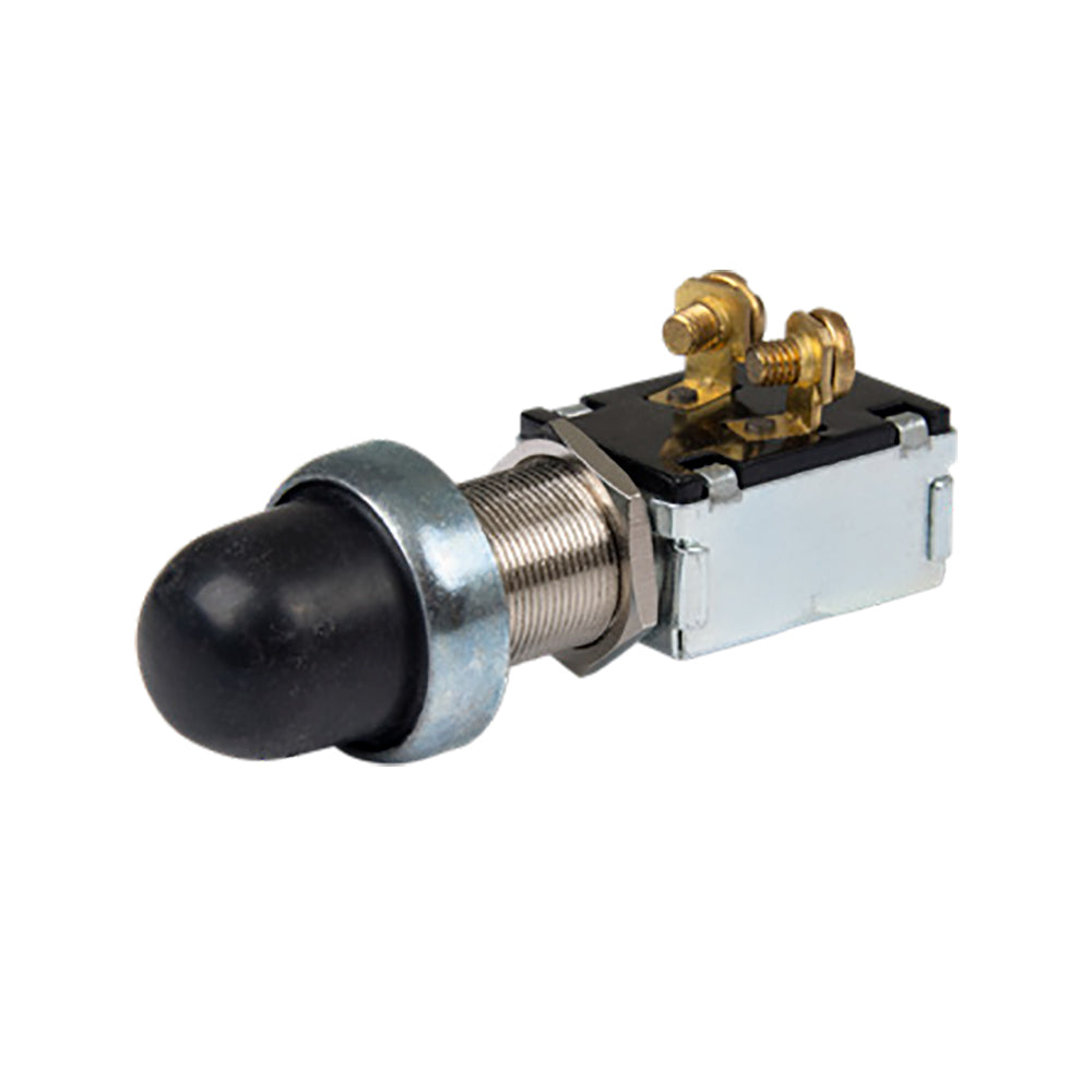 BEP 2-Position SPST Moisture Sealed Push Button Switch - OFF-(ON)-Electrical-1-Tiny Boat Nation