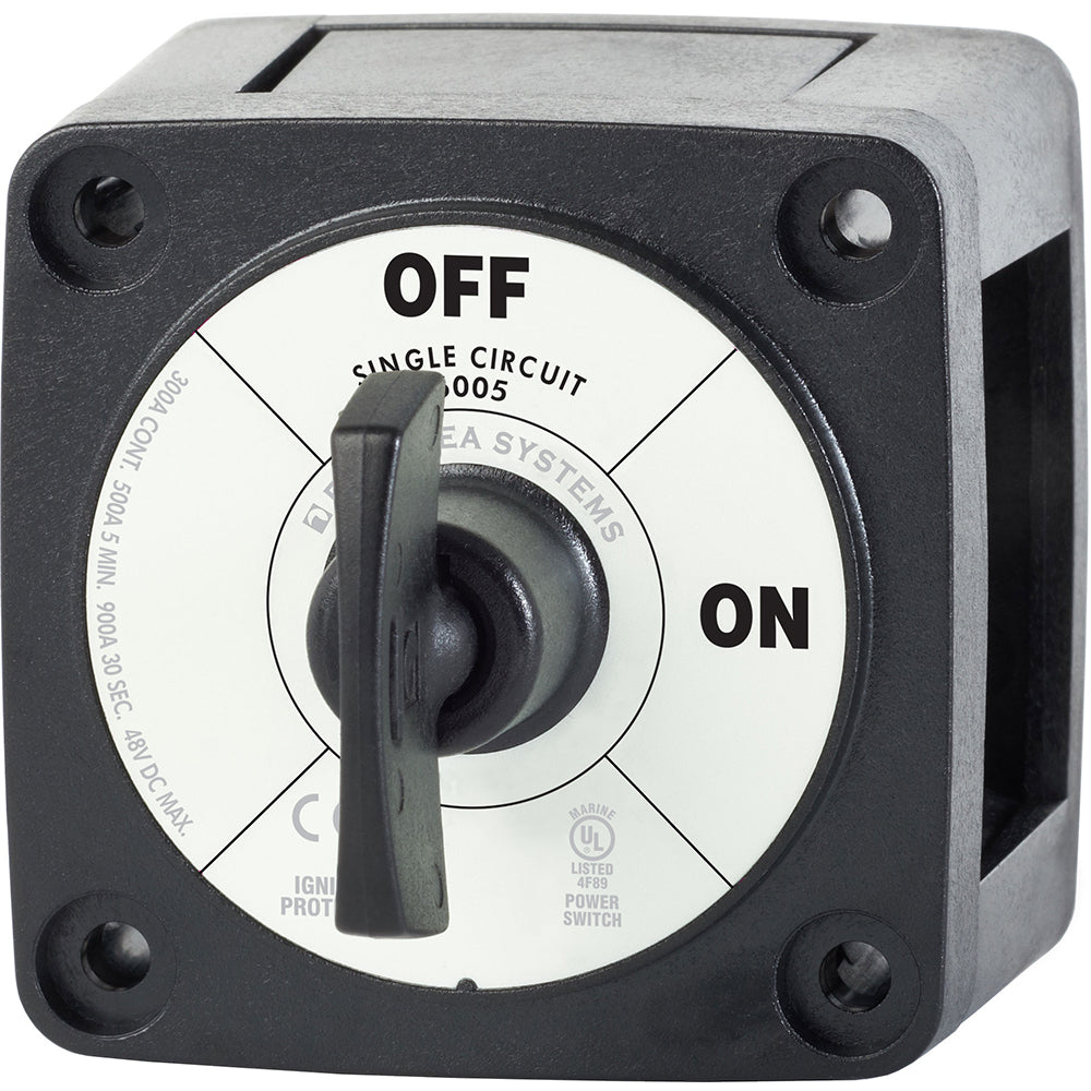Blue Sea 6005200 Battery Switch Single Circuit ON-OFF - Black-Electrical-1-Tiny Boat Nation