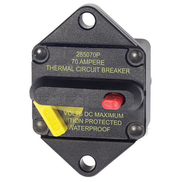 Blue Sea 7085 70 Amp Circuit Breaker Panel Mount 285 Series - Tiny