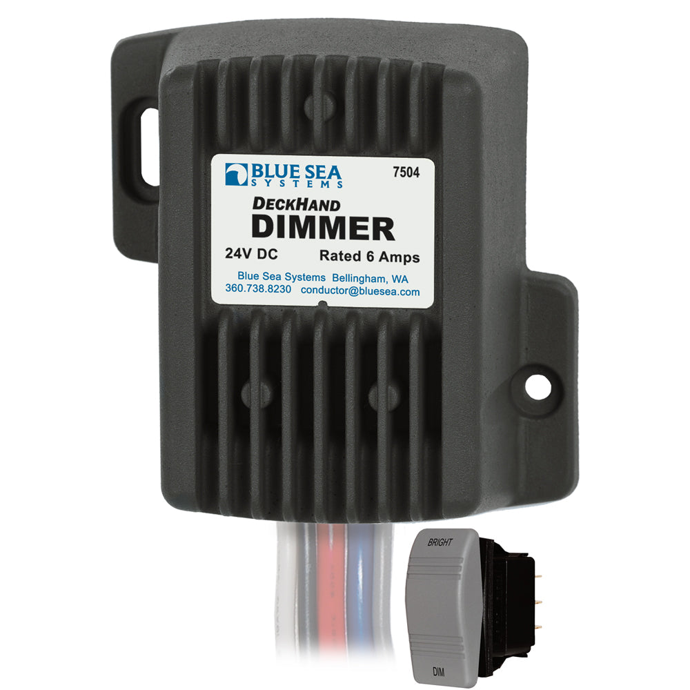 Blue Sea 7504 DeckHand Dimmer - 6 Amp-24V-Electrical-1-Tiny Boat Nation