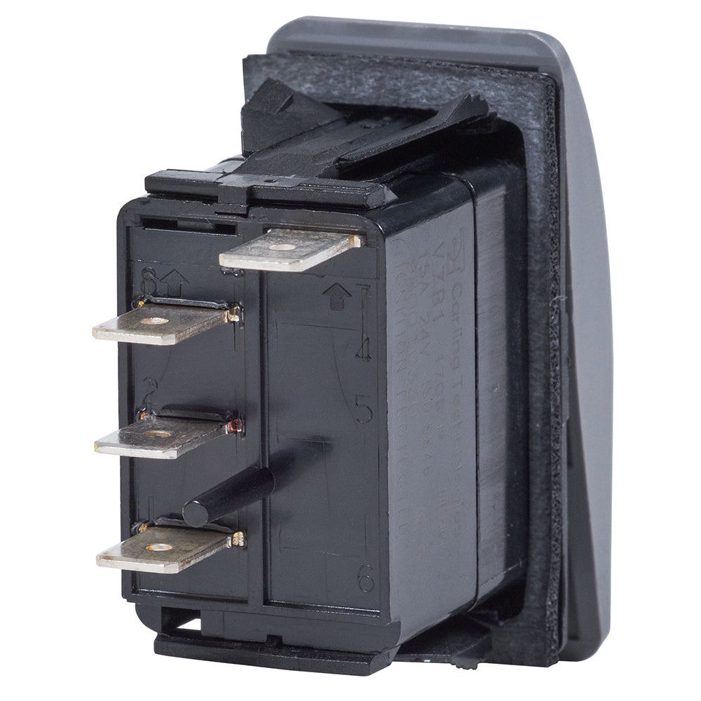 Blue Sea 7944 Contura III Switch SPDT - (ON)-OFF-ON - Gray-Electrical-1-Tiny Boat Nation