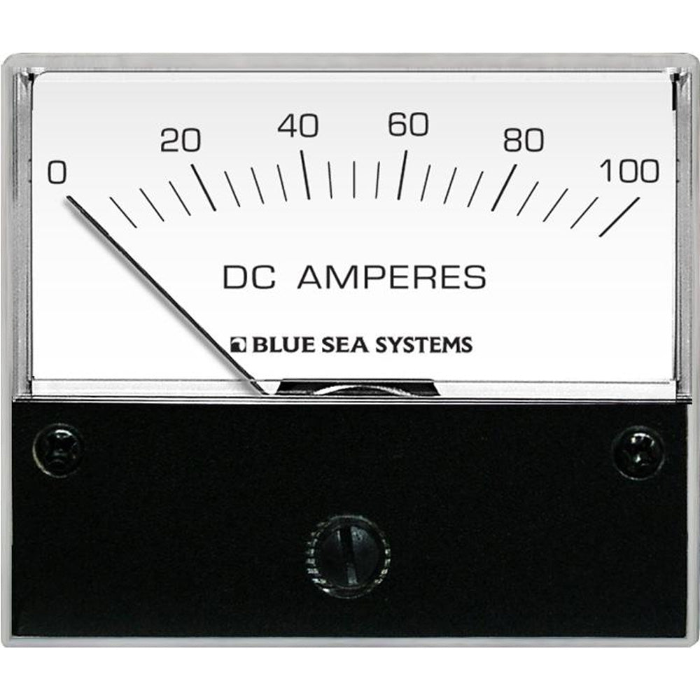Blue Sea 8017 DC Analog Ammeter - 2-3-4&quot; Face, 0-100 Amperes DC-Electrical-1-Tiny Boat Nation