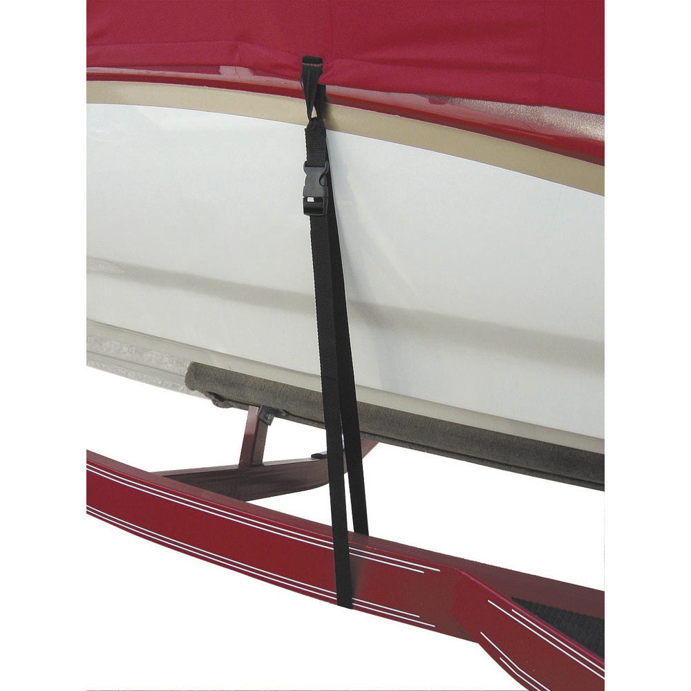 BoatBuckle Snap-Lock Boat Cover Tie-Downs - 1&quot; x 4&#39; - 6-Pack-Trailering-1-Tiny Boat Nation