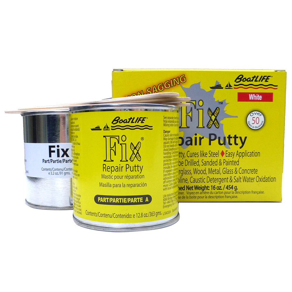 BoatLIFE Fix Repair Putty - 16oz - White-Boat Outfitting-1-Tiny Boat Nation