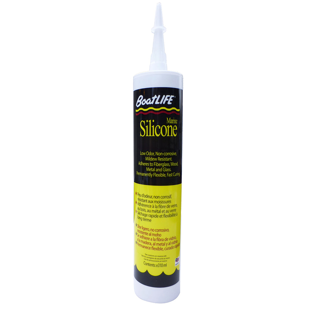 BoatLIFE Silicone Rubber Sealant Cartridge - Black-Boat Outfitting-1-Tiny Boat Nation