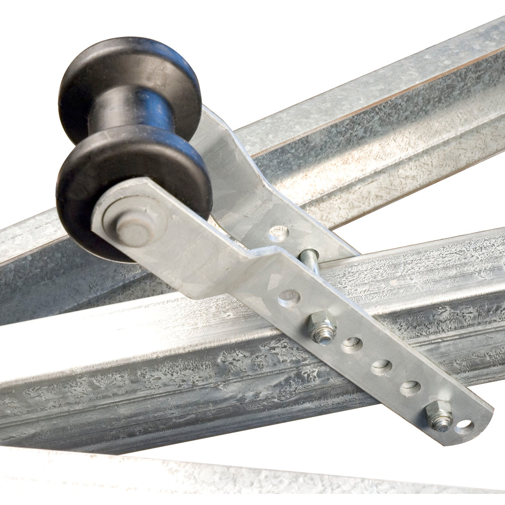 C.E. Smith 4&quot; Adjustable Keel Roller Assembly f-2&quot; Tongue - Black-Trailering-1-Tiny Boat Nation