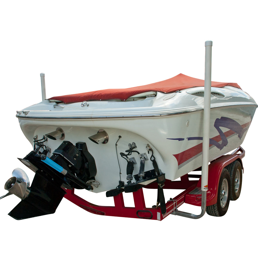 C.E. Smith 75&quot; Post Guide-On w-Unlighted Posts f-U-Bolt Mounting-Trailering-1-Tiny Boat Nation