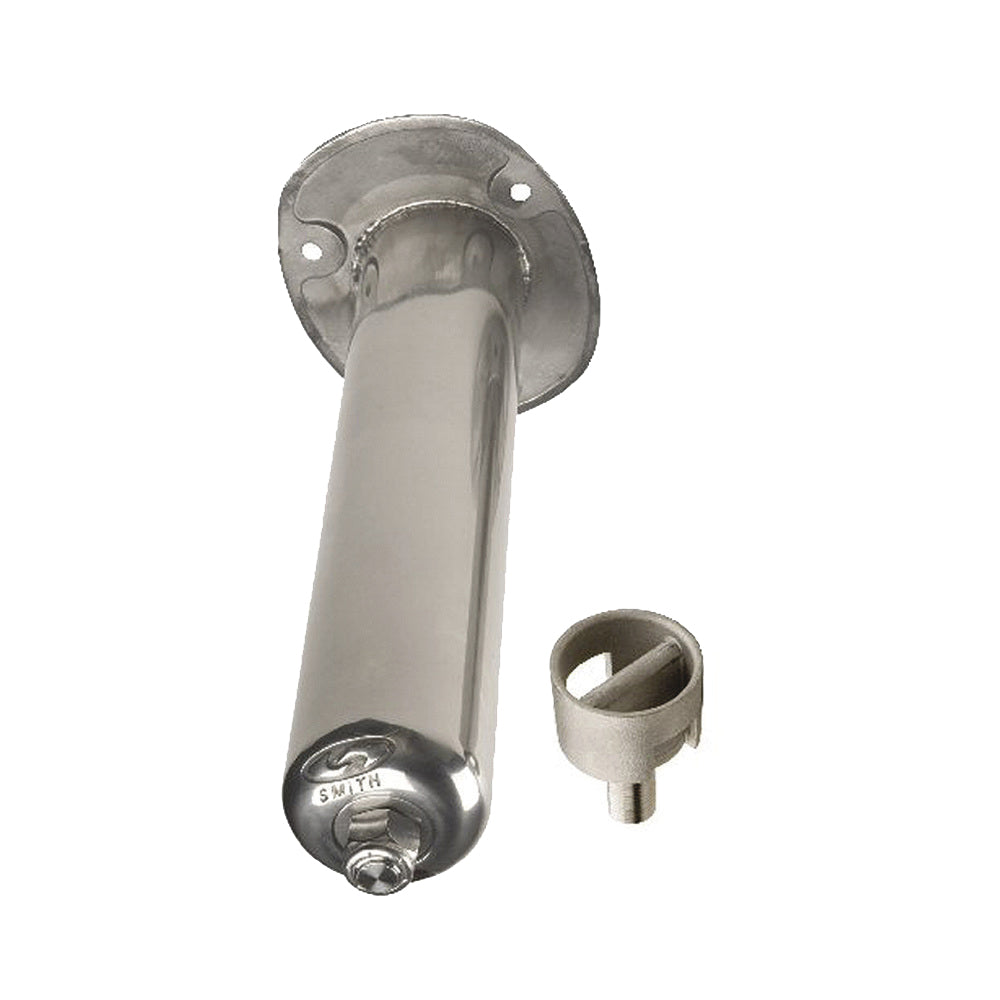 fishing rod holders for boats flush mount C.E. Smith Stainless Steel Flush Mount Rod Holder - 15 Degree