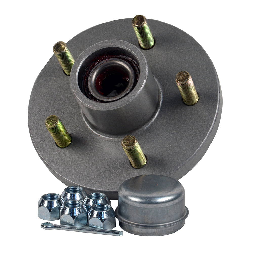 C.E. Smith Trailer Hub Kit - 1-3-8&quot; x 1-1-16&quot; Tapered - 5 x 4-1-2&quot; Galvanized-Trailering-1-Tiny Boat Nation