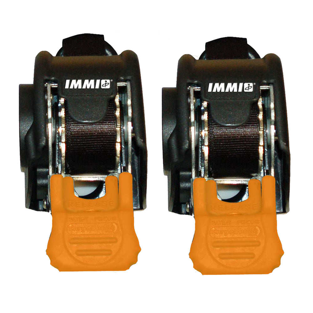 CargoBuckle Mini G3 Retractable Ratchet Tie-Down - 1" x 72" Pair-Trailering-1-Tiny Boat Nation