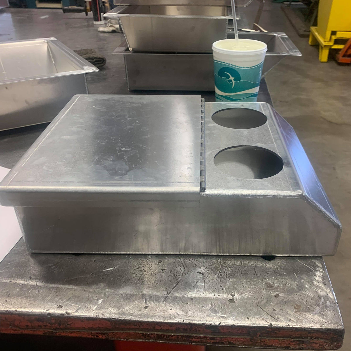 Center Storage Console - Glove Box - Gen 1 Version-Boat Outfitting-4-Tiny Boat Nation