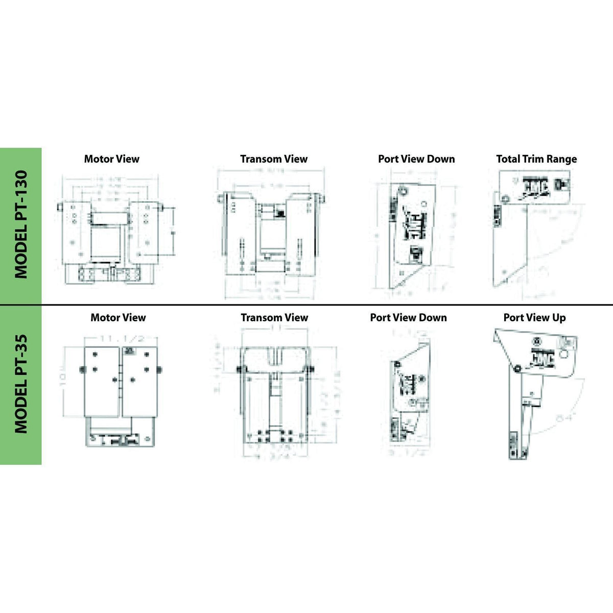 CMC PT-35 Tilt and Trim JackPlate for up to 35 HP-Boat Outfitting-2-Tiny Boat Nation