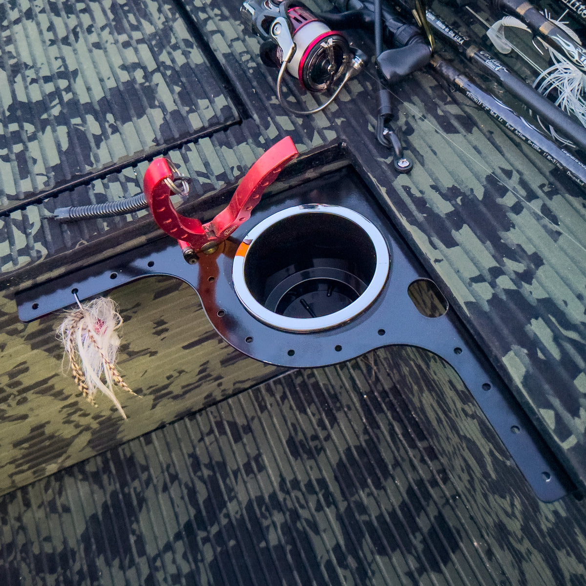 Corner Caddy - Gear, tackle, Cup &amp; tool ALL-IN-ONE!-Boat Outfitting-2-Tiny Boat Nation