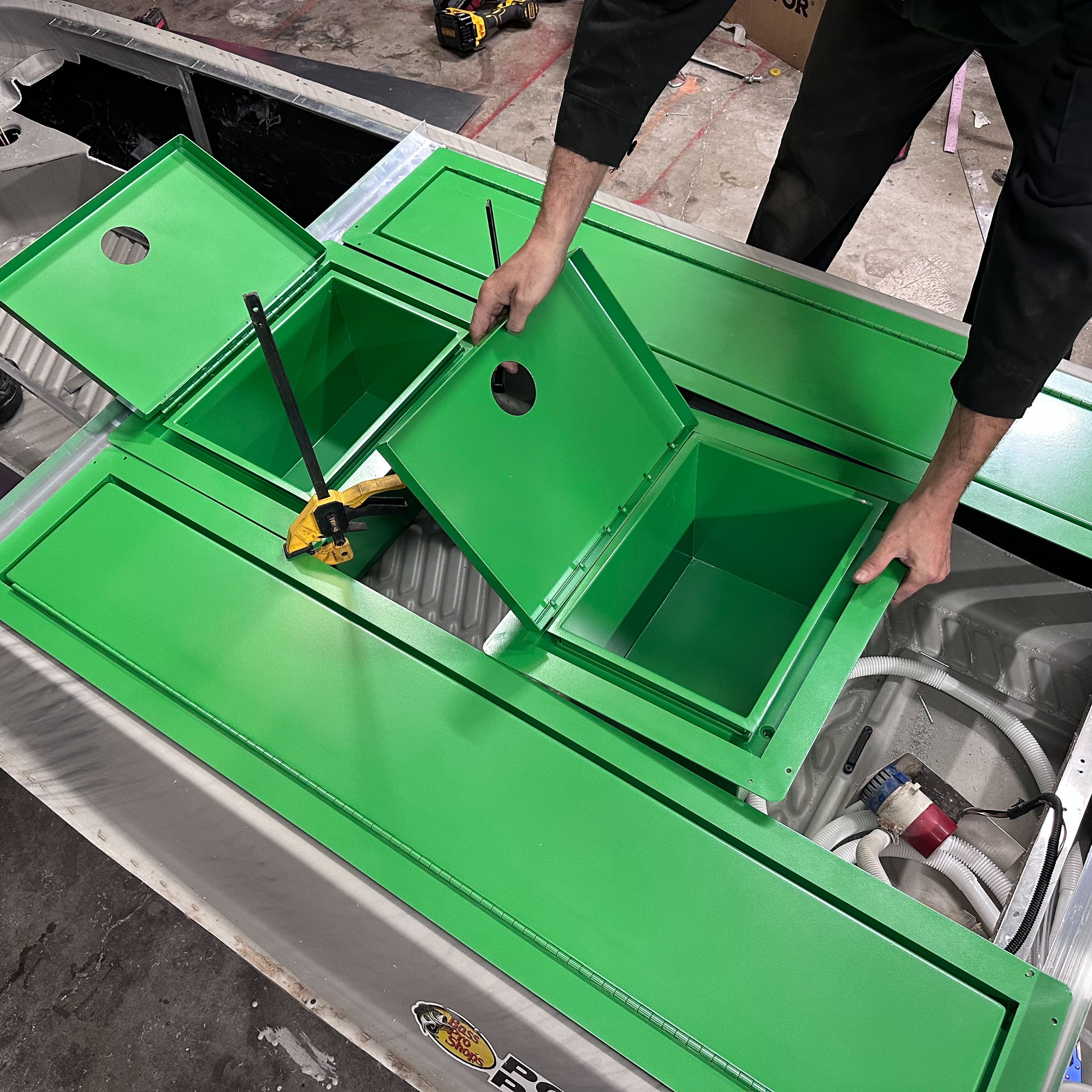 Pontoon Boat Toy Box Bow Step Storage Box 72