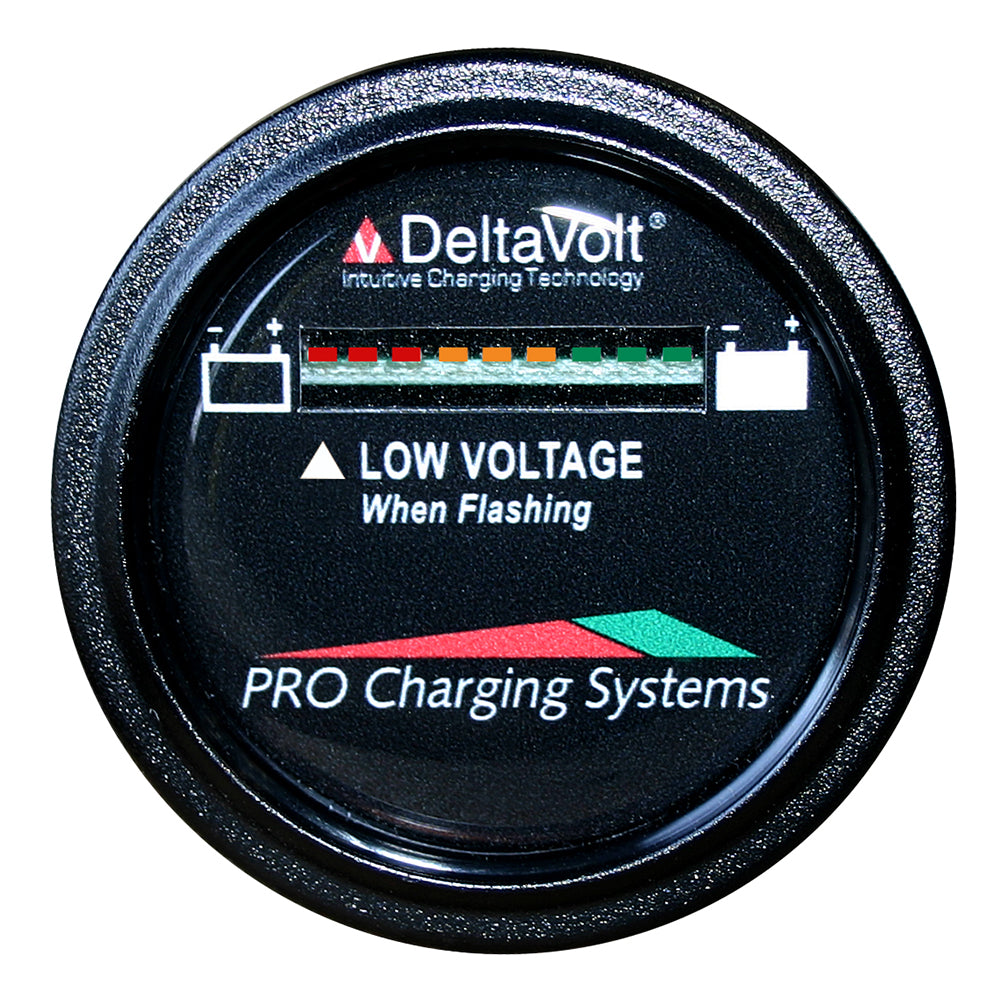 Dual Pro Battery Fuel Gauge - DeltaView® Link Compatible - 24V System (2-12V Batteries, 4-6V Batteries)-Electrical-1-Tiny Boat Nation
