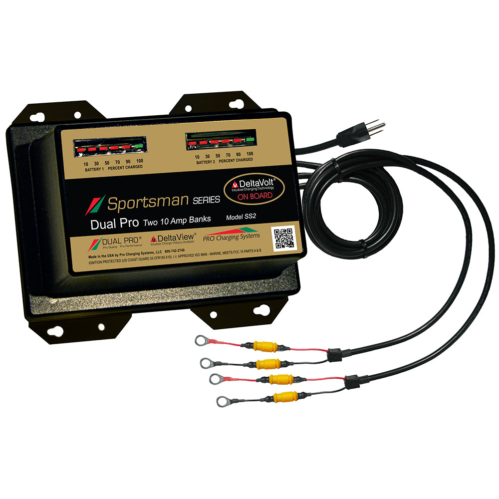 Dual Pro Sportsman Series Battery Charger - 20A - 2-10A-Banks - 12V-24V-Electrical-1-Tiny Boat Nation