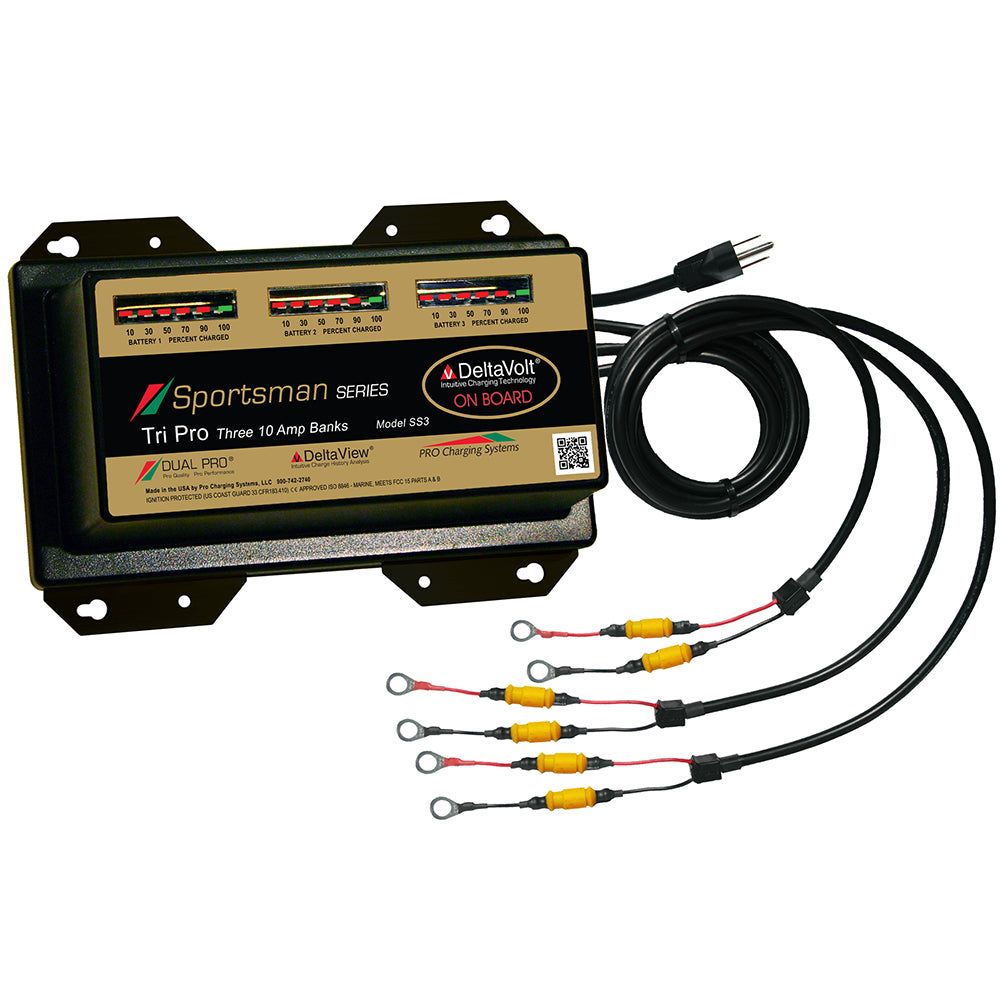 Dual Pro Sportsman Series Battery Charger - 30A - 3-10A-Banks - 12V-36V-Electrical-1-Tiny Boat Nation