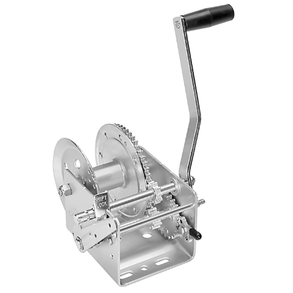 Fulton 2600lb 2-Speed Winch w-Hand Brake-Trailering-1-Tiny Boat Nation