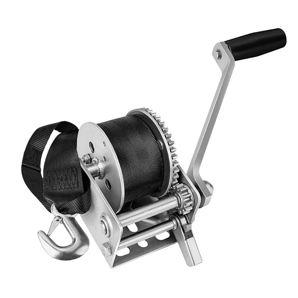 Fulton 900lb Single Speed Winch w-12&#39; Strap f-Personal Watercraft-Trailering-1-Tiny Boat Nation