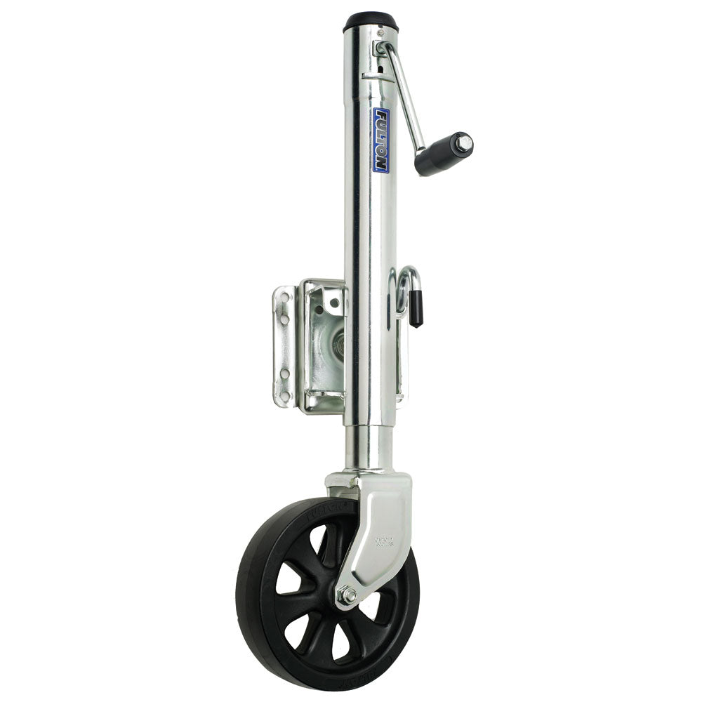 Fulton Single Wheel 1,500 lbs. Bolt-Thru Swivel Jack-Trailering-1-Tiny Boat Nation