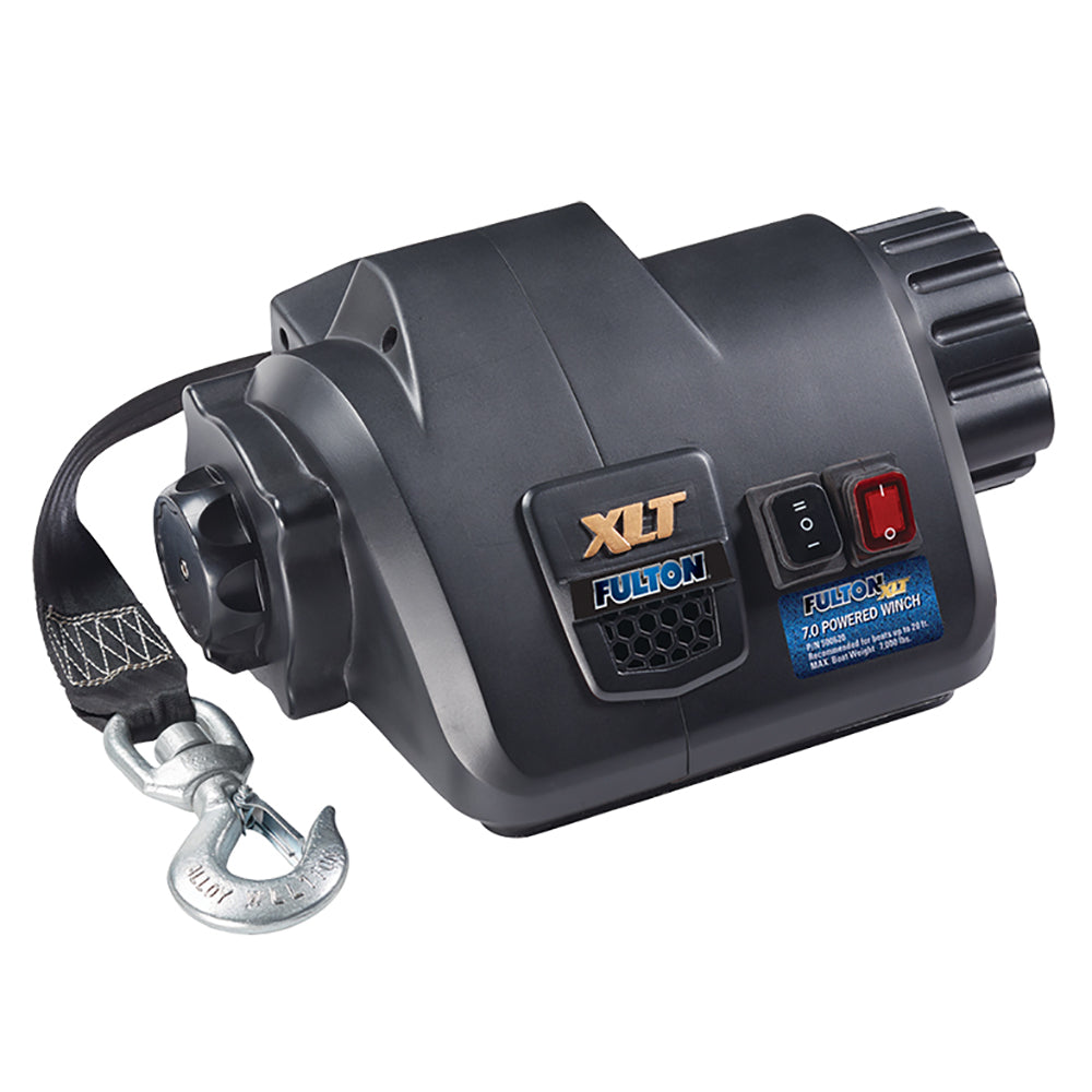 Fulton XLT 7.0 Powered Marine Winch w-Remote f-Boats up to 20&#39;-Trailering-1-Tiny Boat Nation