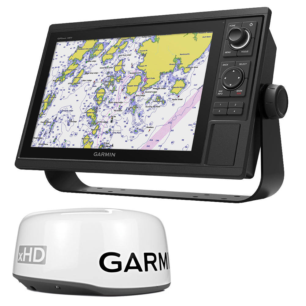 Garmin GPSMAP® 1242xsv Keyed Networking Combo - No Transducer w-GMR 18XHD Bundle-Marine Navigation & Instruments-1-Tiny Boat Nation