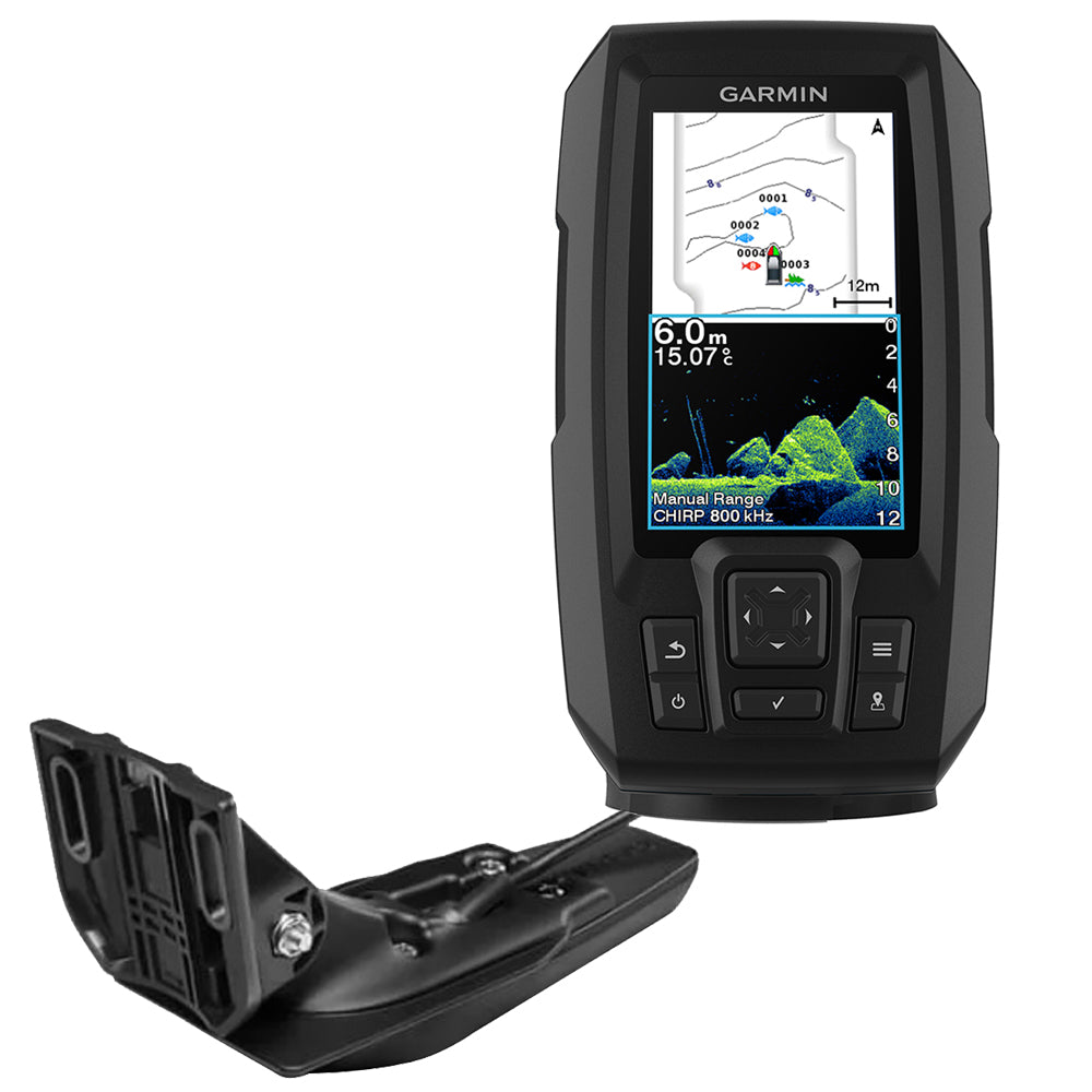 Garmin STRIKER™ Vivid 4cv Fishfinder w-GT20-TM-Marine Navigation &amp; Instruments-1-Tiny Boat Nation