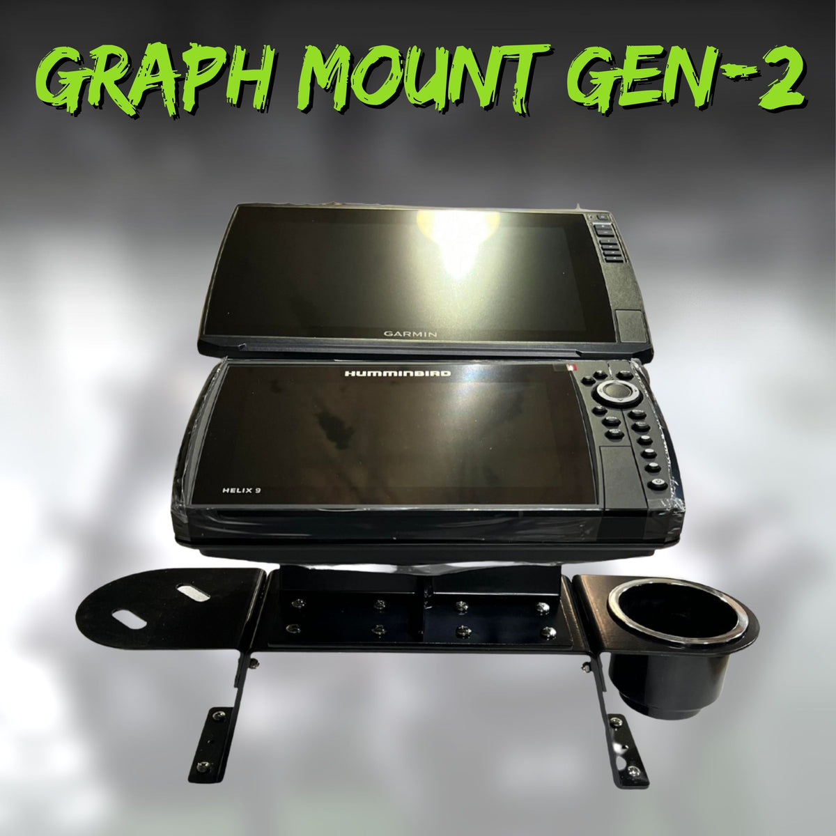 Heavy Duty Double Graph Mount-Watercraft Parts &amp; Accessories-5-Tiny Boat Nation