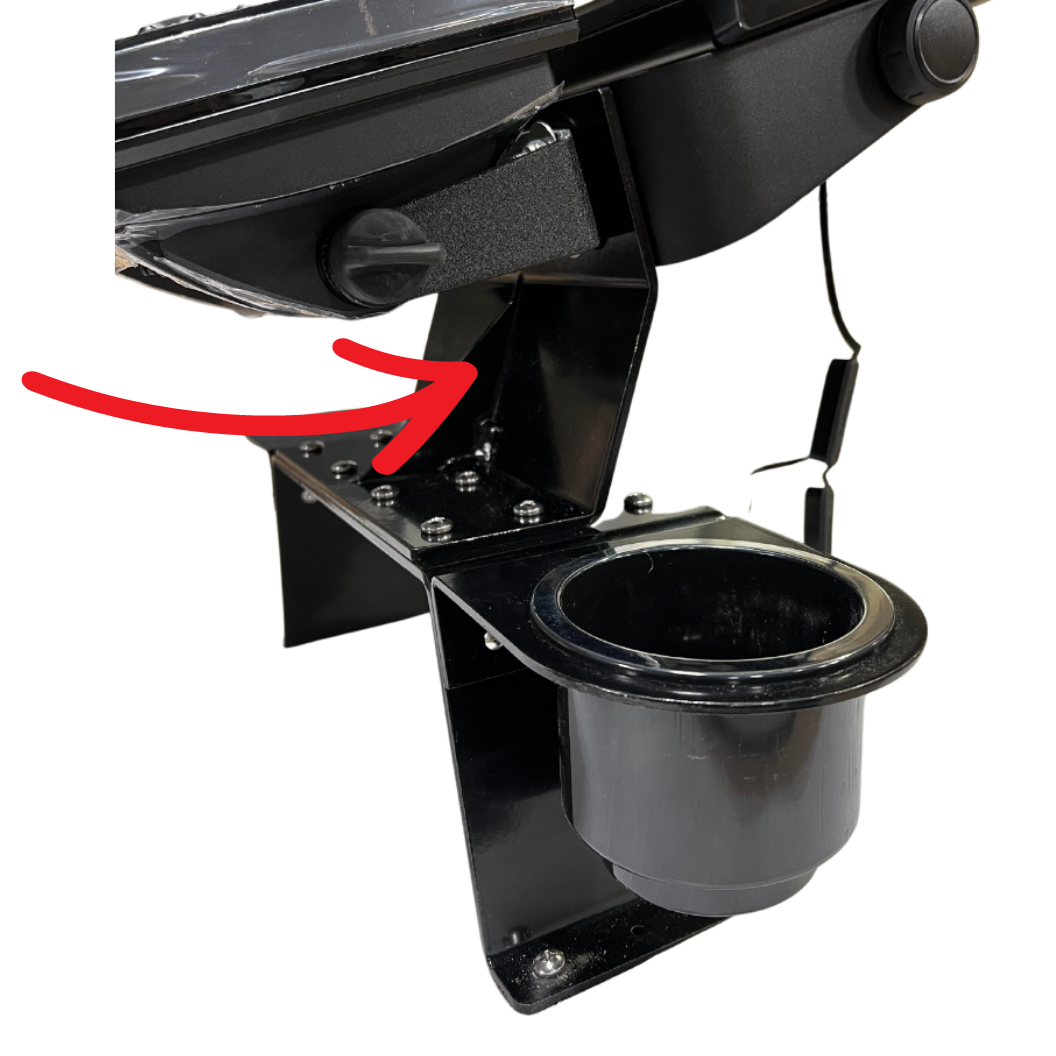 Heavy Duty Double Graph Mount-Watercraft Parts &amp; Accessories-Graph Cradle Mount Only (Top Piece)-No Accessories - Graph Mount Only-20-Tiny Boat Nation