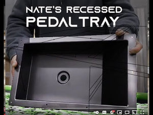 Recessed Trolling Motor Pedal Tray | Multiple Sizes
