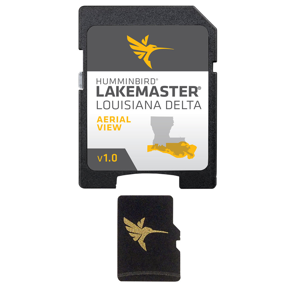 Humminbird LakeMaster Aerial Satellite View - Louisiana Delta-Cartography-1-Tiny Boat Nation