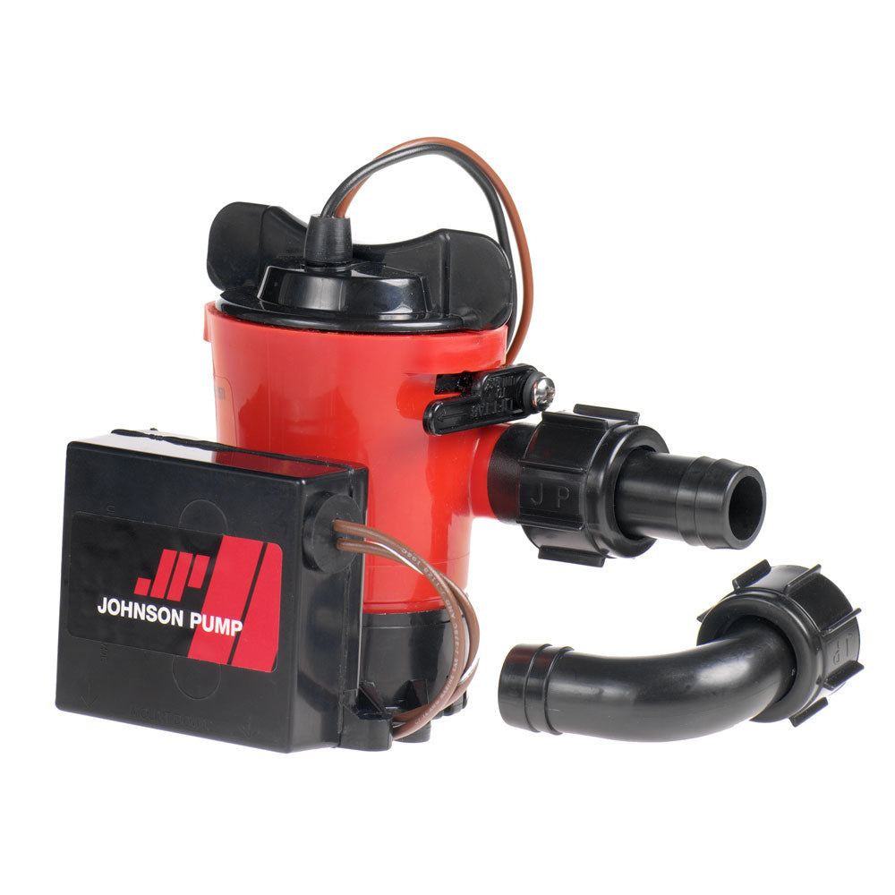 Johnson Pump 1000GPH Ultima Combo Pump 3-4" Hose Dura Port-Marine & Livewell Plumbing-1-Tiny Boat Nation
