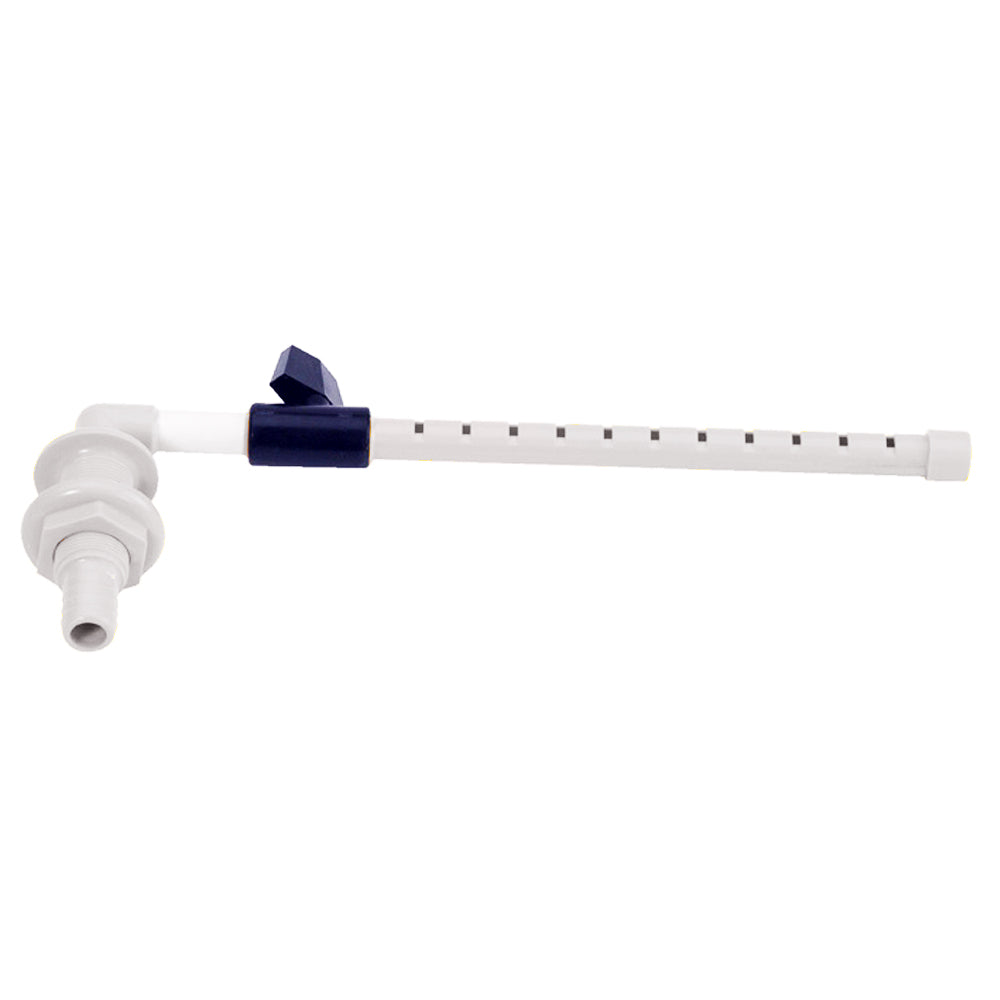 Johnson Pump Aerator Head - 12-¾" w-Shut Off Valve-Marine & Livewell Plumbing-1-Tiny Boat Nation