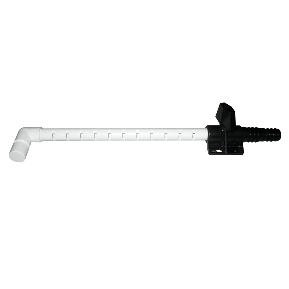 Johnson Pump Aerator Head - 13-¼" w-One Shut-Off Valve-Marine &amp; Livewell Plumbing-1-Tiny Boat Nation