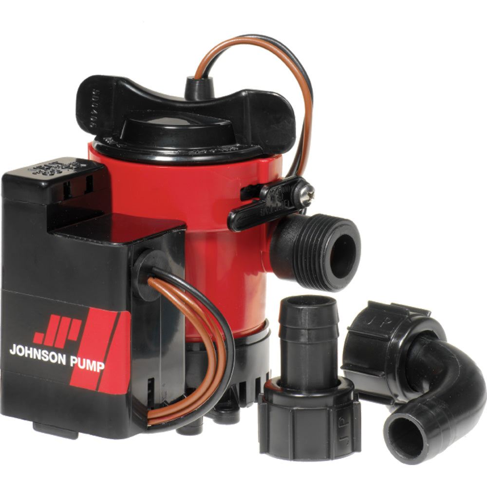 Johnson Pump Cartridge Combo 1000GPH Auto Bilge Pump w-Switch - 12V-Marine &amp; Livewell Plumbing-1-Tiny Boat Nation