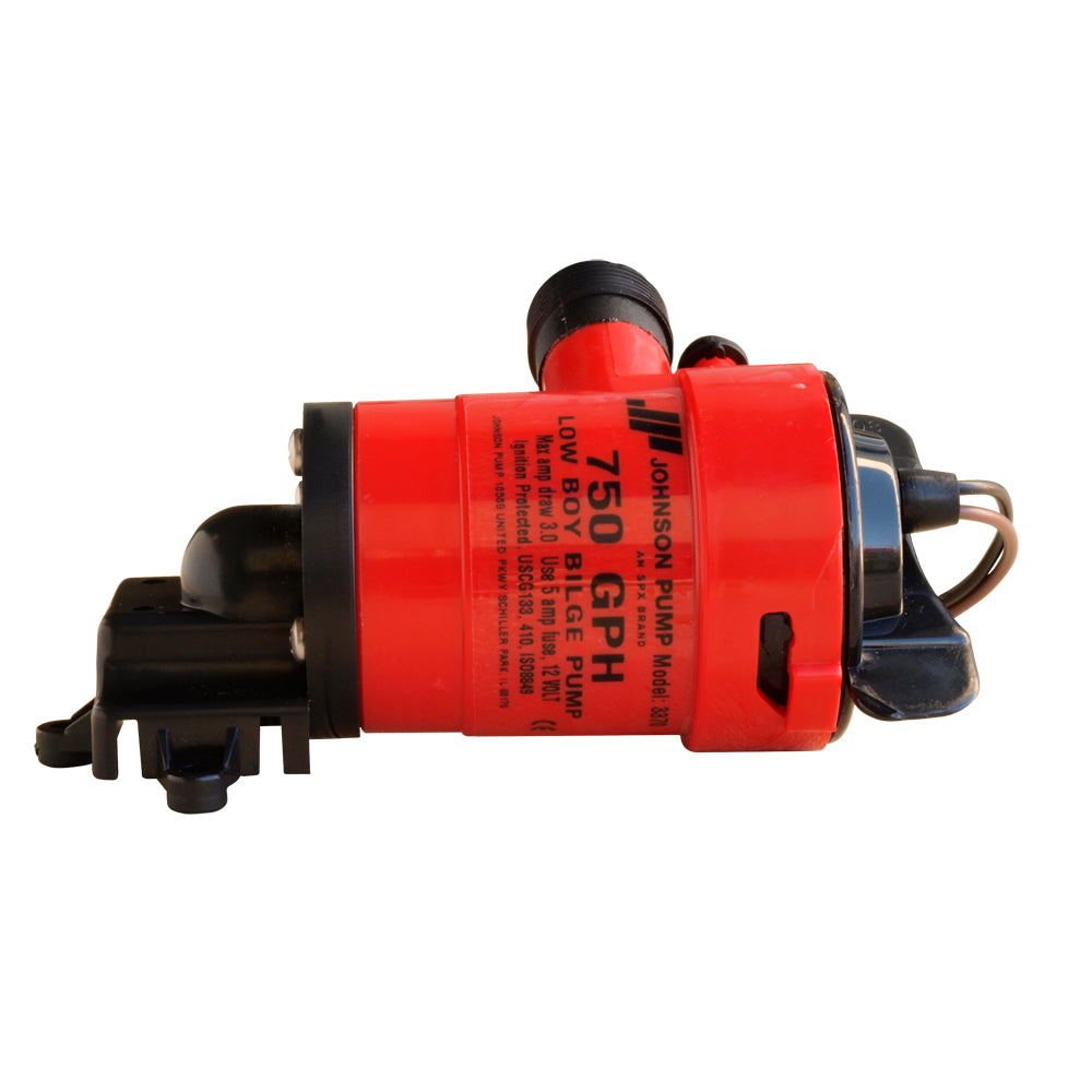 Johnson Pump Low Boy Bilge Pump - 1250 GPH, 12V-Marine & Livewell Plumbing-1-Tiny Boat Nation