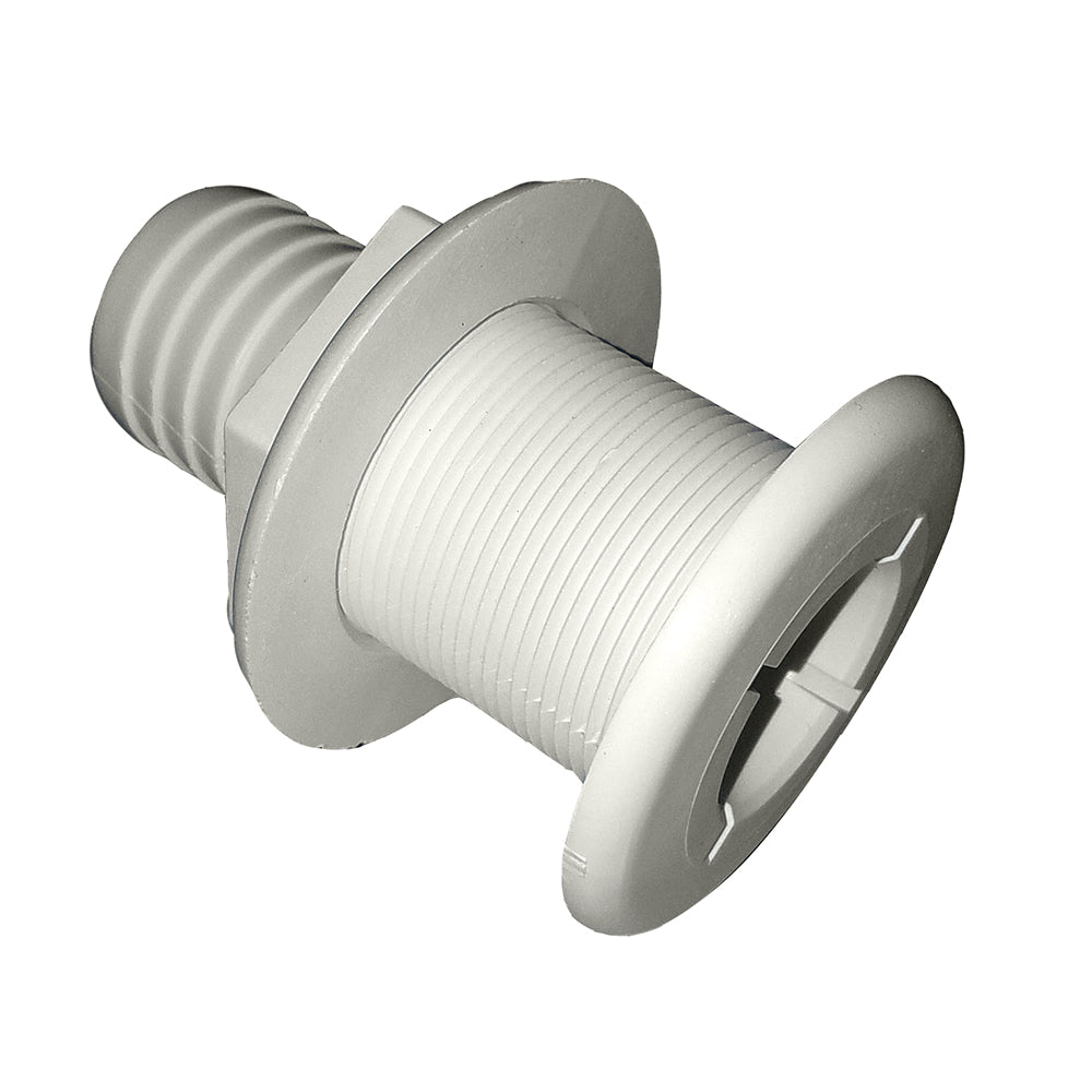 Johnson Pump Thru-Hull - 1-1-2" - White-Marine &amp; Livewell Plumbing-1-Tiny Boat Nation