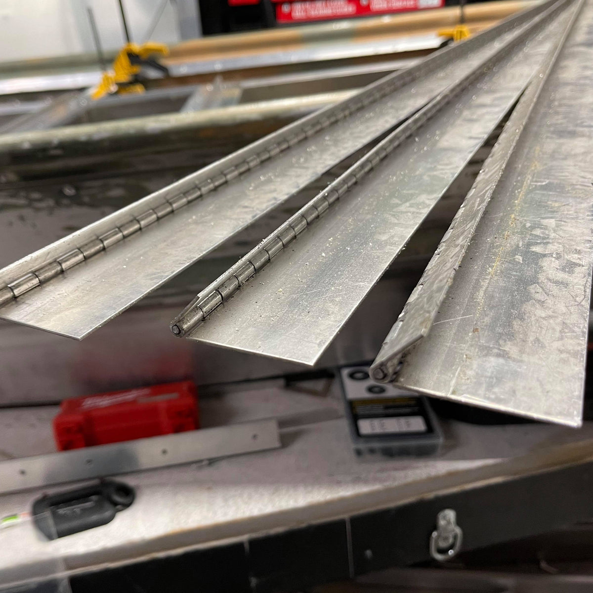 JonYak 2&quot; x 3/4&quot; Custom Piano Hinge-Marine Hardware-4-Tiny Boat Nation