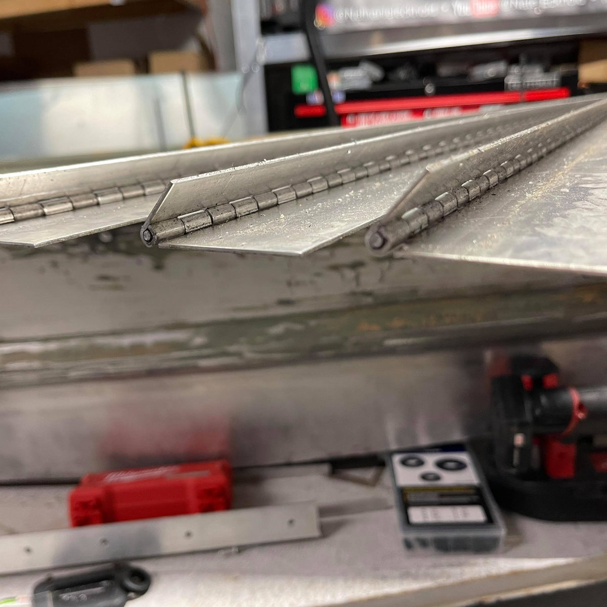 JonYak 2&quot; x 3/4&quot; Custom Piano Hinge-Marine Hardware-5-Tiny Boat Nation