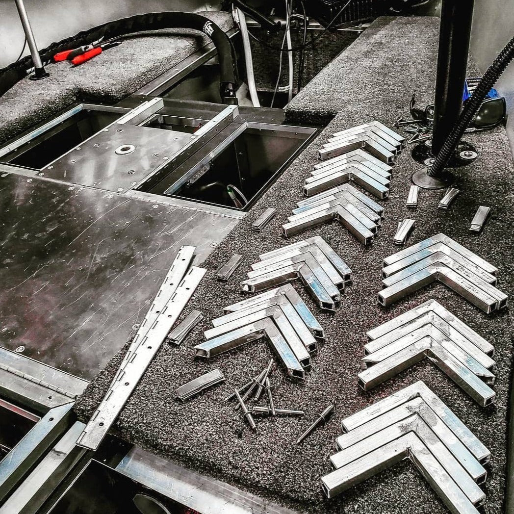 Lid Builder 90-Degree Brackets & Shims Kit-2-Tiny Boat Nation