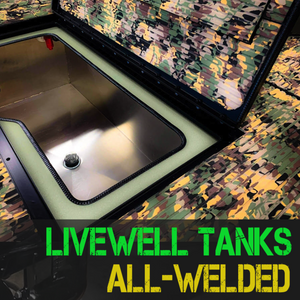 Livewell Tank- 18 Gal - All Welded-Marine & Livewell Plumbing-4-Tiny Boat Nation