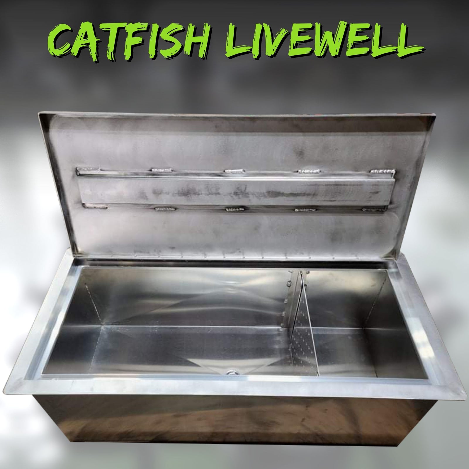 Livewell - XL Catfish Size with Divider-Marine & Livewell Plumbing-1-Tiny Boat Nation