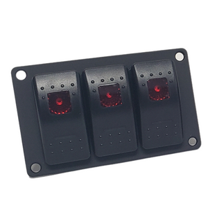 Mini Switch Panels - TBN Official-Electrical-3 Switches-Red-3-Tiny Boat Nation