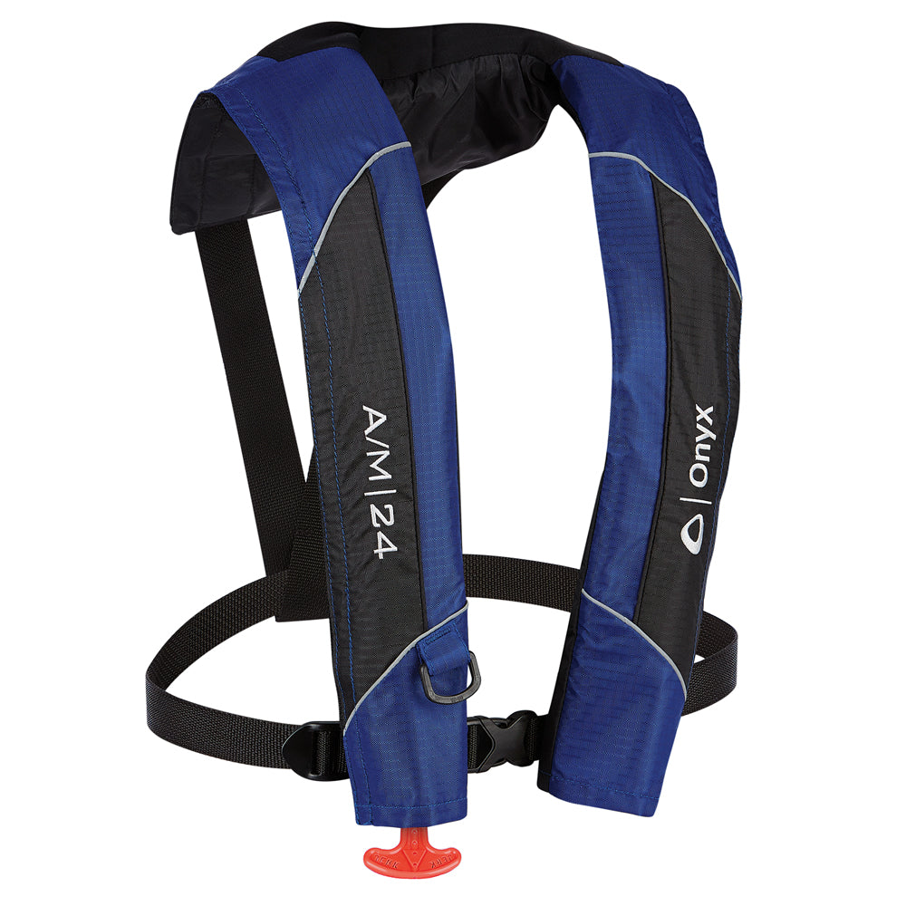 Onyx A-M-24 Automatic-Manual Inflatable PFD Life Jacket - Blue-Paddlesports-1-Tiny Boat Nation