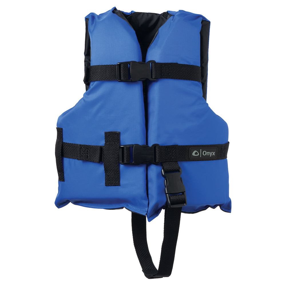 Onyx Nylon General Purpose Life Jacket - Child 30-50lbs - Blue-Marine Safety-1-Tiny Boat Nation