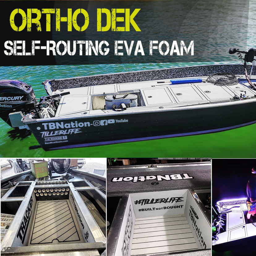 OrthoDek™ Foam Decking Sheets - DIY Self-Routing-Decking-16-Tiny Boat Nation