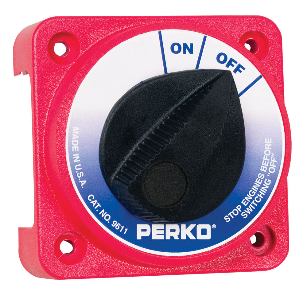 Perko 9611DP Compact Medium Duty Main Battery Disconnect Switch-Electrical-1-Tiny Boat Nation