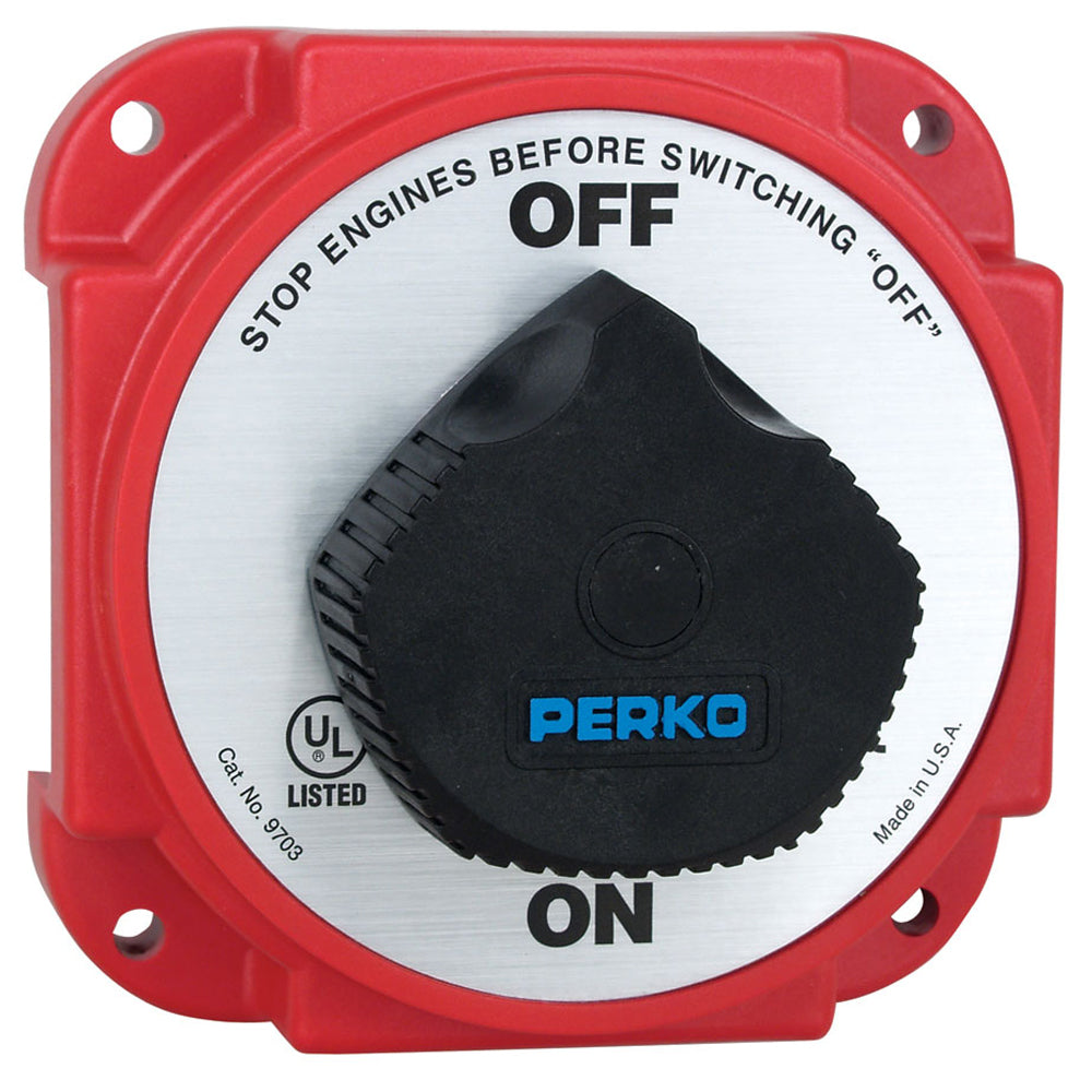 Perko 9703DP Heavy Duty Battery Disconnect Switch w- Alternator Field Disconnect-Electrical-1-Tiny Boat Nation