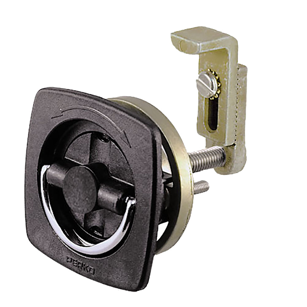 Perko Flush Latch - Non-Locking - 2.5" x 2.5" w-Offset Adjustable Cam Bar-Marine Hardware-1-Tiny Boat Nation